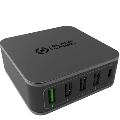 CELLY 60W USB-C POWERSTATION PD BLACK BLPOWERS60W