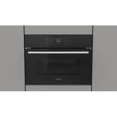 Fulgor Forno microonde con grill FGMO 4508 TEM BK finitura vetro nero da 60 cm