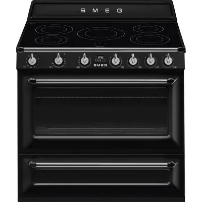 Smeg S Cucina TR90IBL2 con forno termoventilato e piano cottura induzione finitura nero da 90x60 cm - PROMOZIONE ATTIVA FINO AL 19/10