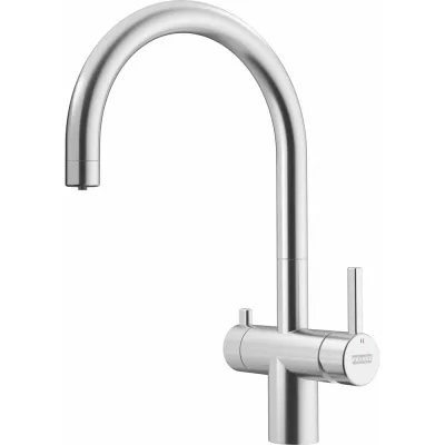 Franke Miscelatore a tripla via bicomando EOS NEO CLEAR WATER SWIVEL SS 120.0759.334 in acciaio inox
