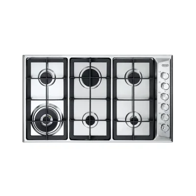 De Longhi Piano cottura a gas PLI 69 GHD in acciaio inox da 86 cm