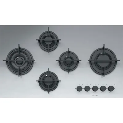 Barazza Piano cottura a gas MOOD 1PMD95 finitura inox satinato da 86 cm