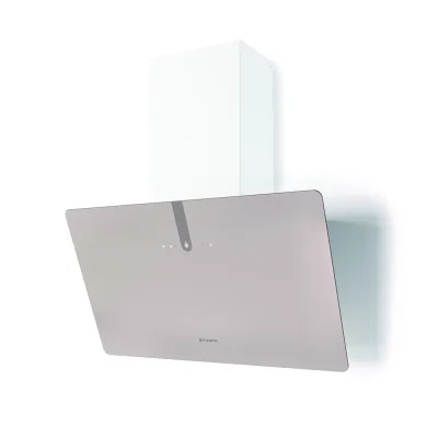 Faber Cappa a parete GLAM LIGHT ZERO DRIP PLUS S M A80 330.0615.681 finitura vetro sabbia opaco da 80 cm