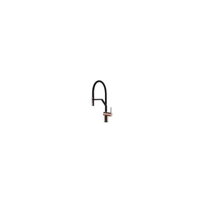 Gessi Miscelatore semi pro monocomando con doccetta estraibile Inedito Collection 60429 030 finitura Copper PVD