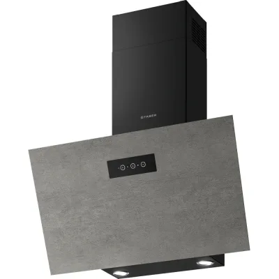 Faber Cappa a parete GREXIA GRES LG A80 330.0694.728 finitura grigio chiaro da 80 cm