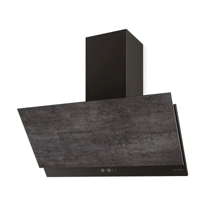 PRONTA CONSEGNA - Faber Cappa a parete GREXIA GRES DG A80 330.0694.726 finitura grigio scuro da 80 cm