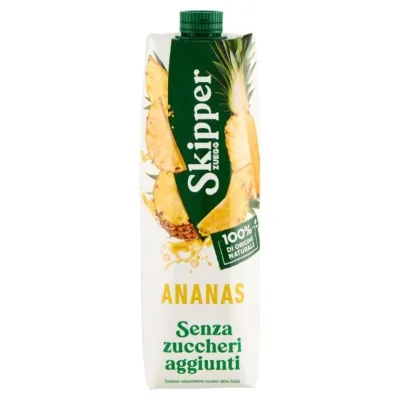 Zuegg Skipper Ananas Senza Zuccheri Aggiunti – Bevanda alla Frutta 1000 ml