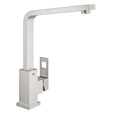 Grohe Miscelatore monocomando Eurocube 31255DC0 finitura super steeel