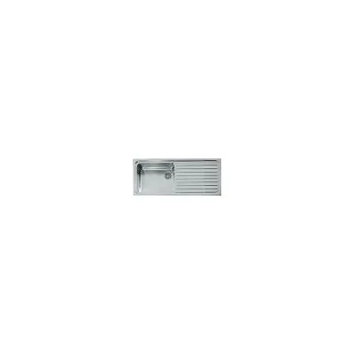 Alpes Lavello semifilo F 5119/1V1S con gocciolatoio a destra in acciaio inox da 119x51 cm