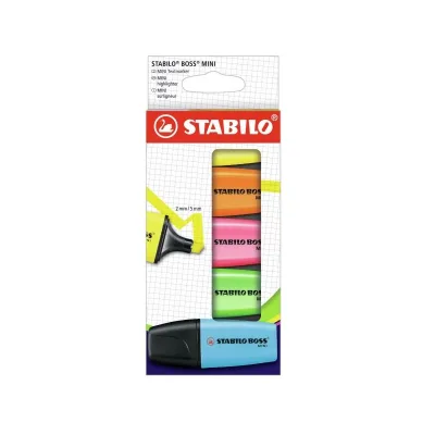STABILO AST5 STABILO BOSS MINI G/A/V/B/R 07/5-2-01