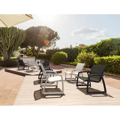 Siesta Poltrona Pacific Lounge Armchair art. 232 con struttura in polimero e scocca in polimero