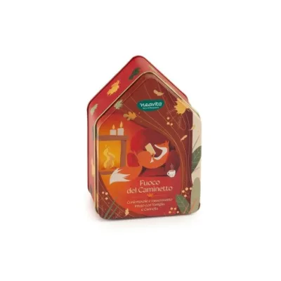 NEAVITA WARMY TEA INFUSO FUOCO DEL CAMINETTO IN CASETTA ROSSA