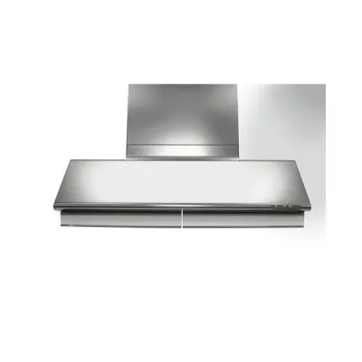 Alpes Cappa aspirante elettronica a due motoaspiratori SEA/120-2 in acciaio inox da 120 cm