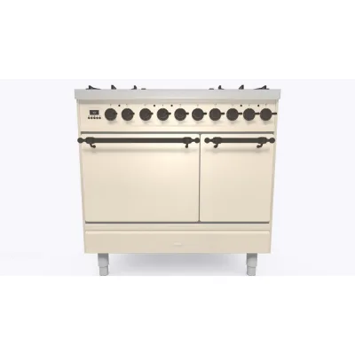 Ilve Cucina PD09N da incasso Nostalgie PD09IDQNE3 doppio forno cieco e piano cottura 4 fuochi e 2 zone induzione con dual da - IN PROMOZIONE FINO AL 6/07