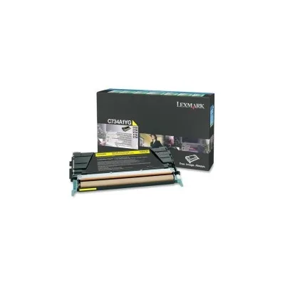 Toner ORIGINALE LEXMARK C734 C736 X734 C734A1YG GIALLO 6K