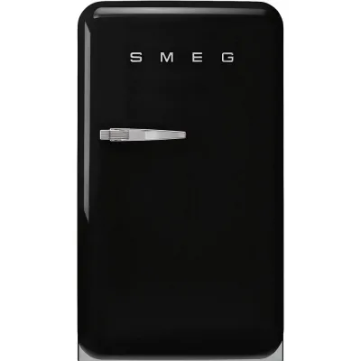 Smeg Frigorifero monoporta con cerniere a destra a libera installazione FAB10HRBL6 finitura nero da 55 cm