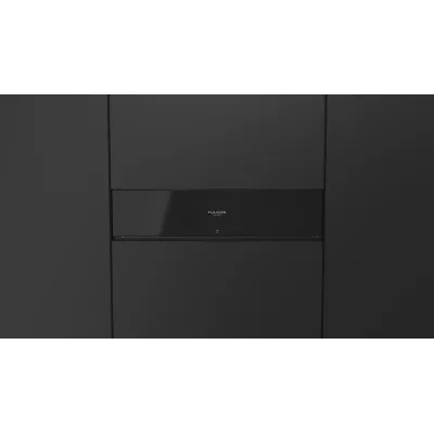 Fulgor Cassetto sottovuoto FVSD 150 TC BK finitura vetro nero da 60 cm