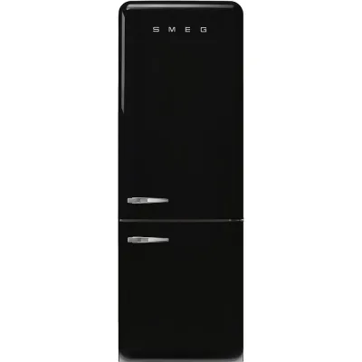 Smeg Frigorifero combinato con cerniere a destra a libera installazione FAB38RBL6 finitura nero da 71 cm - IN PROMOZIONE FINO AL 30/06