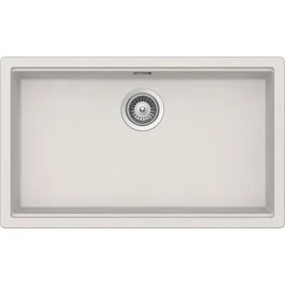 Schock Lavello una vasca LAHTI N100XL LATN100XLA16 finitura new alumina da 75.6x45.6 cm