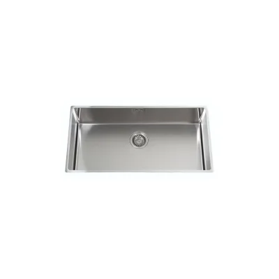 Alpes Vasca sottotop VSR 80 in acciaio inox da 83x43 cm