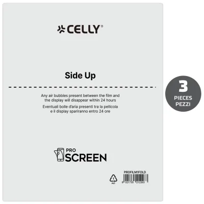 CELLY PROSCREENFILM FOLDABLE 3PZ PROFILM3FOLD