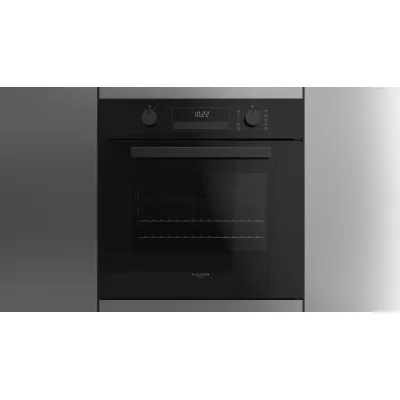 Fulgor Forno pirolitico multifunzione FUTO 6011 P MT GBK finitura vetro nero da 60 cm