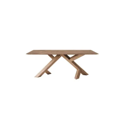 TavoloBello Tavolo fisso Air con struttura in legno e piano a scelta da 200x100 cm - VOUCHER EXTRA 19% NEL CARRELLO