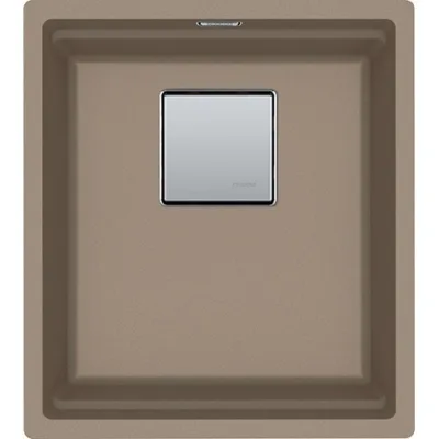Franke: Lavello una vasca Vasche Kubus 2 Sottotop KNG 110-37 125.0529.309 finitura fragranite oyster da 37x42 cm