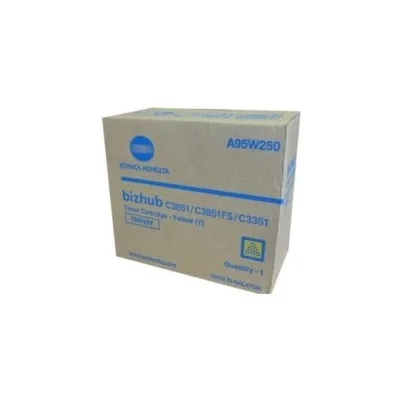 TONER ORIGINALE KONICA MINOLTA TNP51Y GIALLO A0X5255 Bizhub C3110