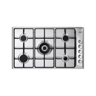 De Longhi Piano cottura a gas DLI 59 DD in acciaio inox da 86 cm