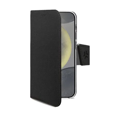 CELLY WALLY CASE GALAXY S24 5G/EE BLACK WALLY1065