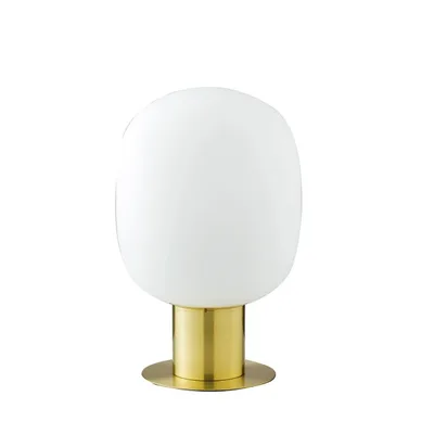 Lampada da tavolo in metallo Oro 1Xe27 30X30X47Cm