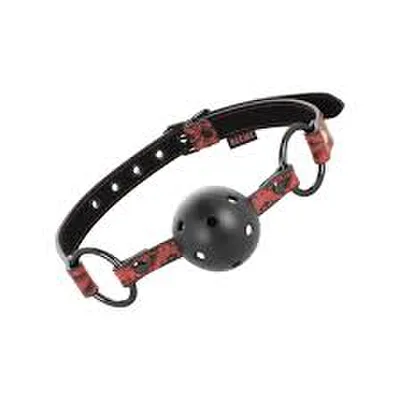 Morso gag Nero e rosso pelle PU premium bondage fetish BDSM Begme