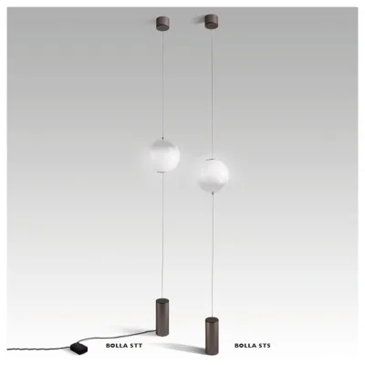 Minitallux Lampada da terra a LED Bolla ST in diverse finiture by Icone Luce