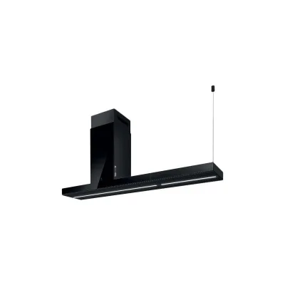 Elica Cappa a isola HAIKU ISLAND BL/A/180 PRF0146287 finitura vetro nero da 180 cm