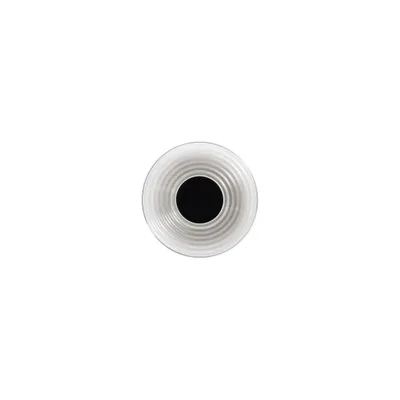 Applique contemporanea in vetro grigio, 1 LED 8W, 30x5.7cm