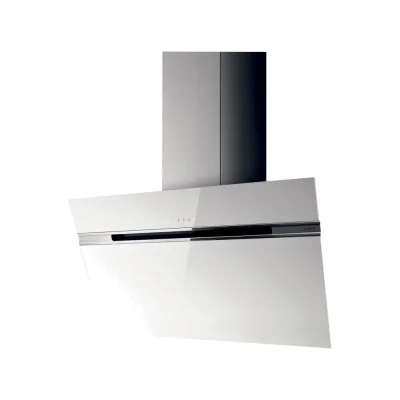 PRONTA CONSEGNA - Elica Cappa a parete STRIPE WH/A/80 PRF0164805 finitura vetro bianco da 80 cm