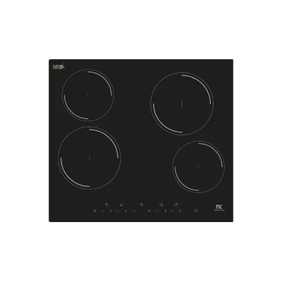 Master Kitchen Piano cottura elettrico MKHC 604 BK in vetroceramica nero da 60 cm