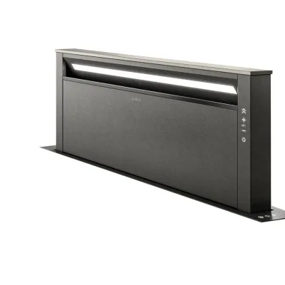 Elica Cappa downdraft GETUP NAKED/A/90 PRF0162869 finitura effetto ghisa e rivestibile da 90 cm