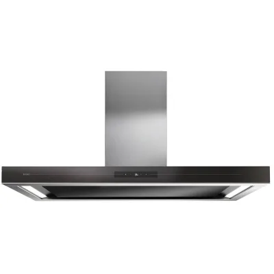 Asko Cappa aspirante a parete CW 41238 G finitura vetro nero da 120 cm