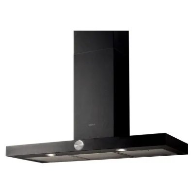 Elica Cappa a parete LOL BL/A/90 PRF0097906A finitura nero goffrato da 90 cm