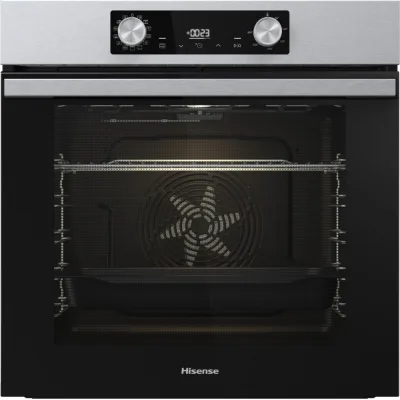PRONTA CONSEGNA - Hisense Forno multifunzione Hi4 BIV64211AX finitura inox e vetro nero da 60 cm