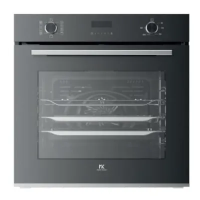 Master Kitchen Forno multifunzione da incasso OMK 9K2D SP BK finitura vetro nero da 60 cm