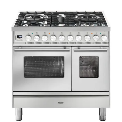 Ilve Cucina PD09W Professional Plus PD09PDWE3 doppio forno e piano cottura 4 fuochi con pescera e dual da 90 cm - PROMOZIONE ATTIVA FINO AL 19/10