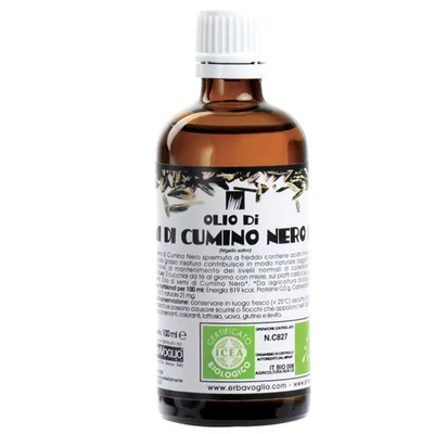 Olio Semi Cumino Nero Bio Erbavo