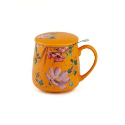 NEAVITA RITUALI BOTANICI HERBAL INFUSER INFUSIERA ARANCIONE CON FILTRO DA 400ML