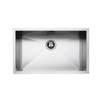 Barazza Lavello una vasca QUADRA R0 1Q5040I finitura inox satinato da 70x40 cm