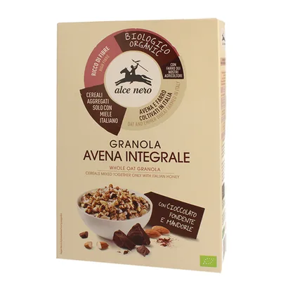 Granola Avena Integrale con Cioccolato Fondente e Mandorle 300 g