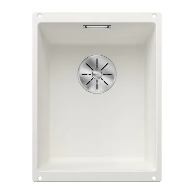 Blanco Lavello a una vasca SUBLINE 320-U Dark Steel 4523410 finitura bianco da 35x46 cm - Sottotop