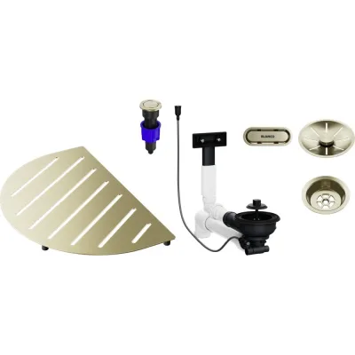 Blanco | Pacchetto accessori per lavello OOVALON BUNDLE 1527995 finitura oro satinato